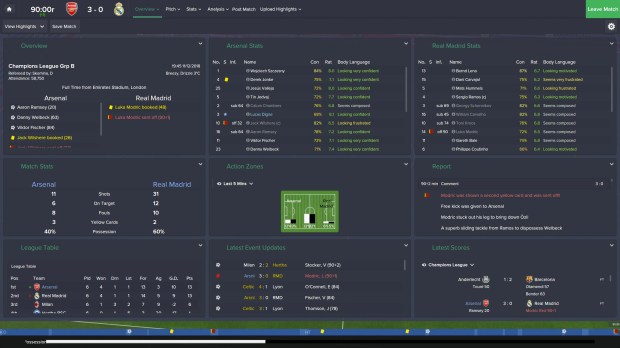 arsenal v real madrid